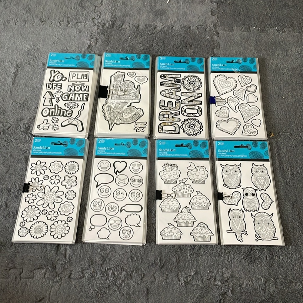 Sandy Lion Stickers